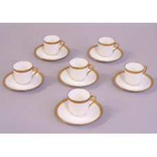 Dish - Ivory Cup and Saucer Demitasse Petite